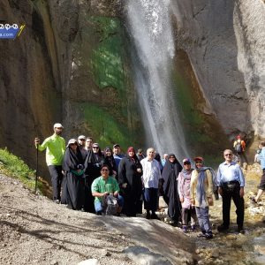 بزرگترین آبشار مازندران با ارتفاع 51 متر